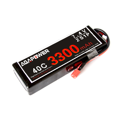 RC car lipo battery 3300mah 40c 7.4v
